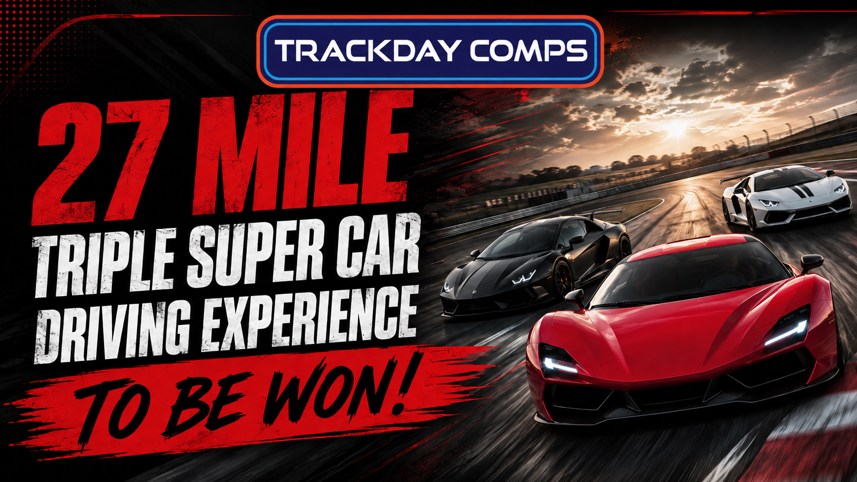 27 Mile Triple Super Car Driving Experience