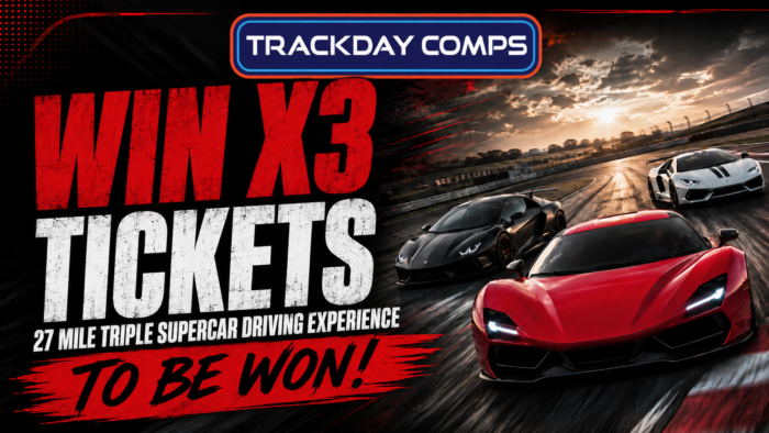WIN x3 TICKETS – 27-MILE TRIPLE SUPERCAR DRIVING EXPERIENCE
